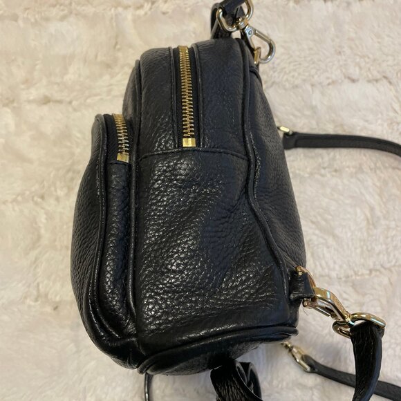 Michael Kors Black Leather Mini Backpack main image 4